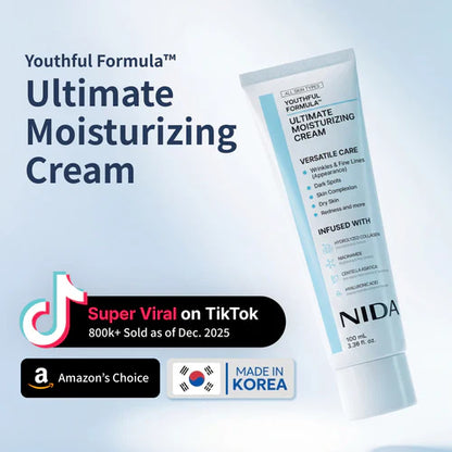 NIDA Ultimate Moisturizing Cream | Korean Skincare SPF 50 | 100 mL