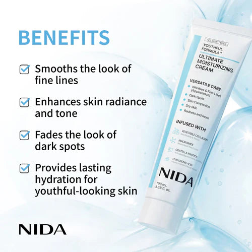 NIDA Ultimate Moisturizing Cream | Korean Skincare SPF 50 | 100 mL